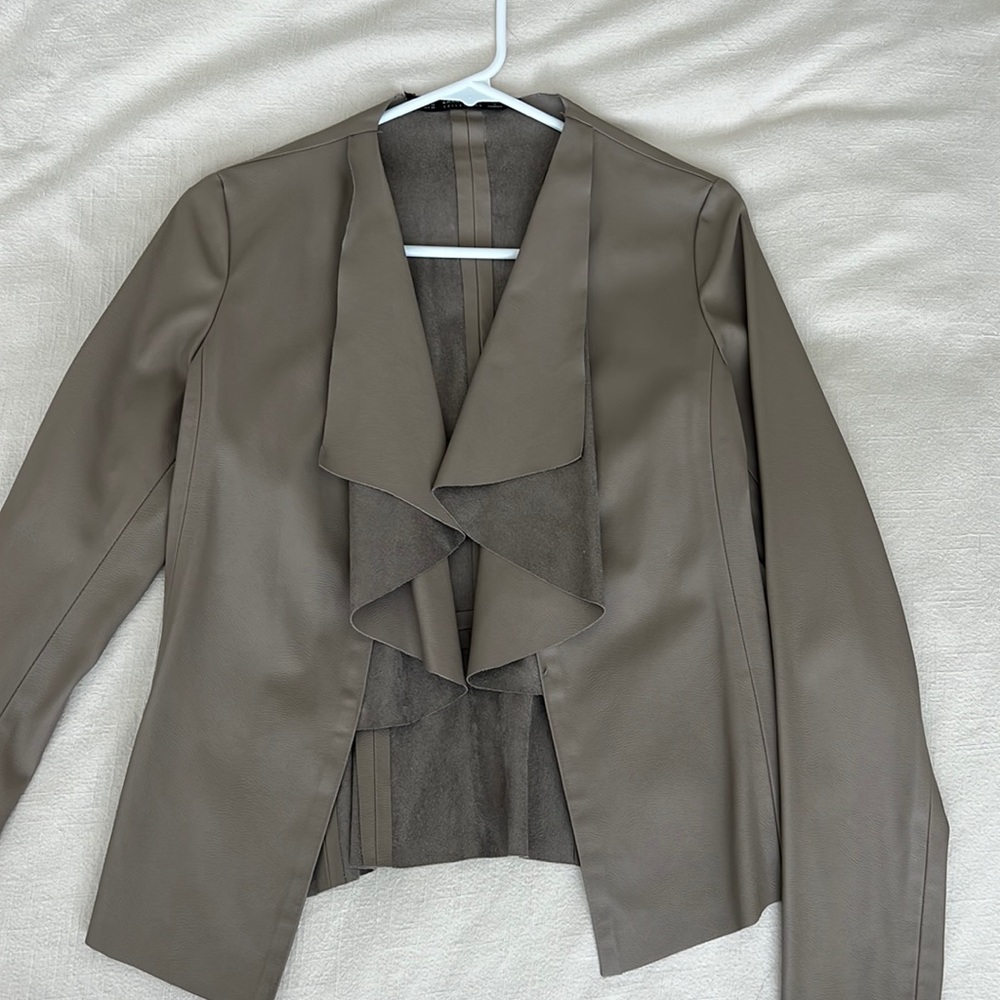 Zara Faux Leather Jacket